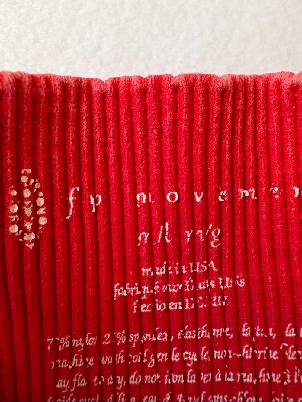 Free People Movement Good Karma Leggings Cherry Red ( s/m)